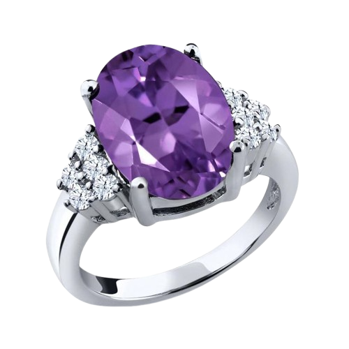 Amethyst Gem Ring